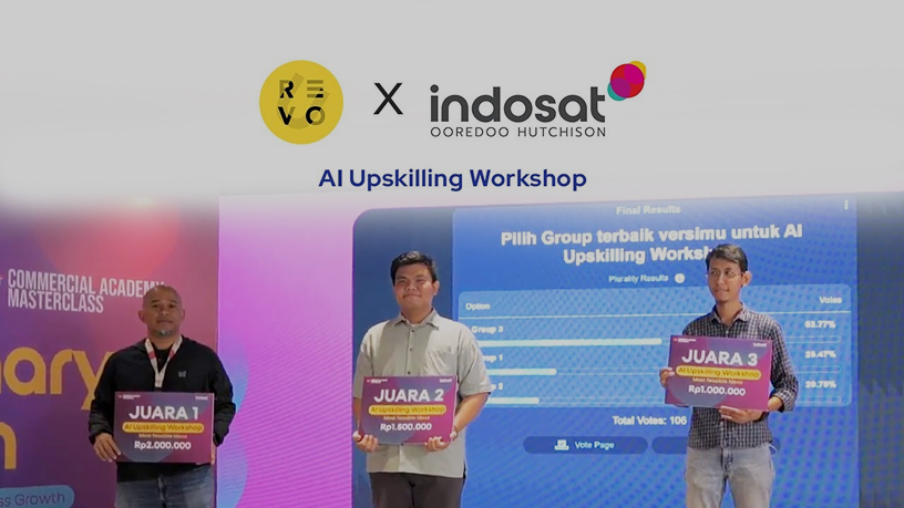 RevoU x Indosat Workshop Upskilling AI untuk Team Sales, Operational, Tech, dan Customer Experience